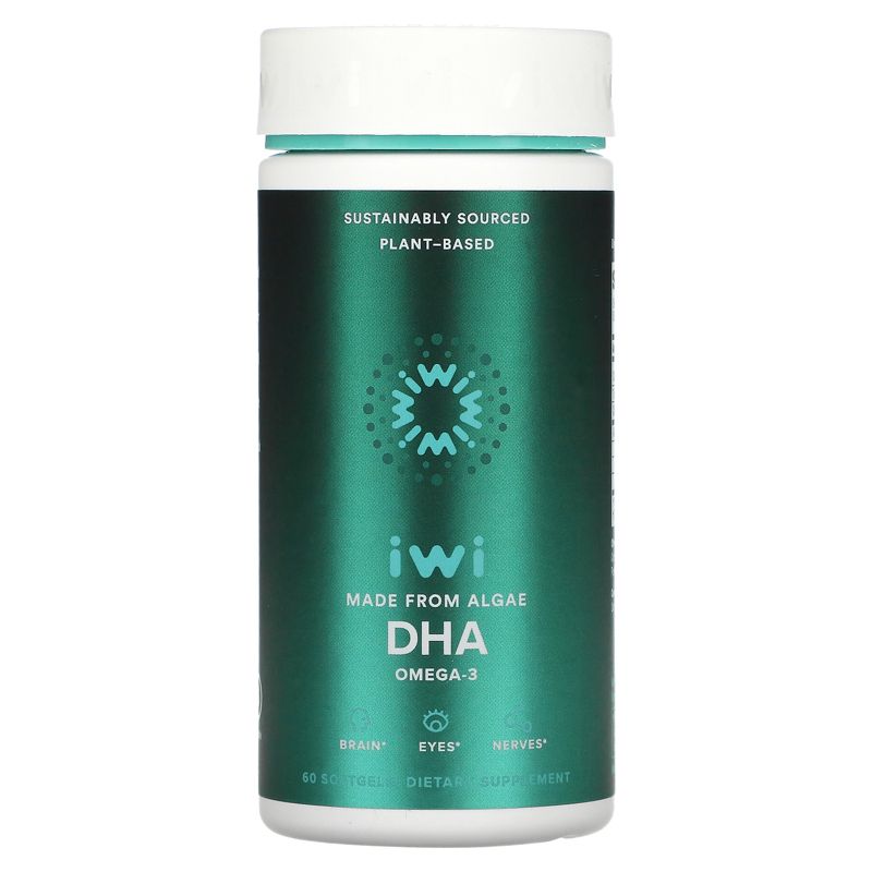 iwi DHA - Vegan Algae Omega 3 DHA - 30 Day Supply, 3 of 4