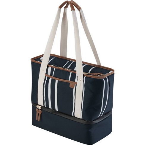 Clevermade Premium Soft Sided Malibu 9qt Cooler Tote Navy