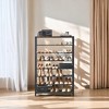 8 Tier Shoe Rack, Shoe Organizer for Closet, 32-40 Pairs of Shoes, Large Shoe Rack Organizer with 7 Metal Mesh Shelves, 11.8 x 39.4 x 59.8 Inches - 2 of 4