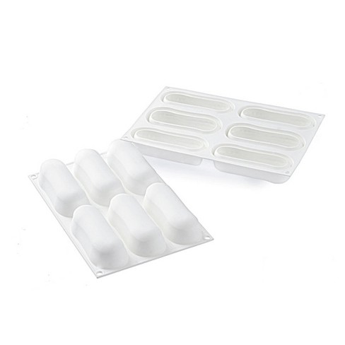 Silikomart Flexible Silicone Baking Mold, Mini Kugelhopf,3.38 oz, 6 cavities