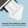 MyOfficeInnovations Laser/Inkjet Address Labels 1 1/3" x 4" White 14 Labels/Sheet 479878 - 4 of 4