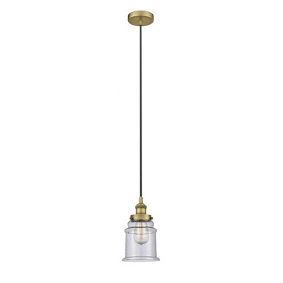 Canton - 1 Light Mini Pendant In Industrial Style-11 Inches Tall and 6 Inches Wide