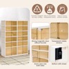 GARPROVM 6-Tier 24 Pairs Foldable Shoe Rack Organizer Storage Containers with Lids - 3 of 4