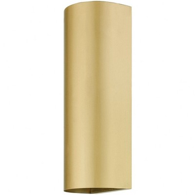 Satin Gold Hand-Crafted Stainless Steel Dimmable Sconce