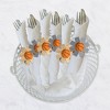 Big Dot of Happiness Nothin’ But Net - Basketball - Baby Shower or Birthday Party Paper Napkin Holder - Napkin Rings - Set of 24 - 3 of 4