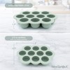 WeeSprout Silicone Freezer Tray w/ Clip on Lid Perfect Food Storage Container for Homemade Baby Food - 2 of 4