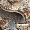 Stain Resistant Non-Slip Machine Washable Area Rug with Distressed Medallion Design for High-Traffic Homes - 4 of 4