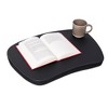 Sofia + Sam Oversized Memory Foam Lap Desk - Matte Black - 3 of 4