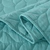 Marcielo 3 PCS Leaf Lightweight Bedspread Quilt Set - 4 of 4