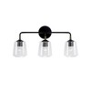 Capital Lighting Amara 3 - Light Vanity in  Matte Black/Brass - 3 of 3