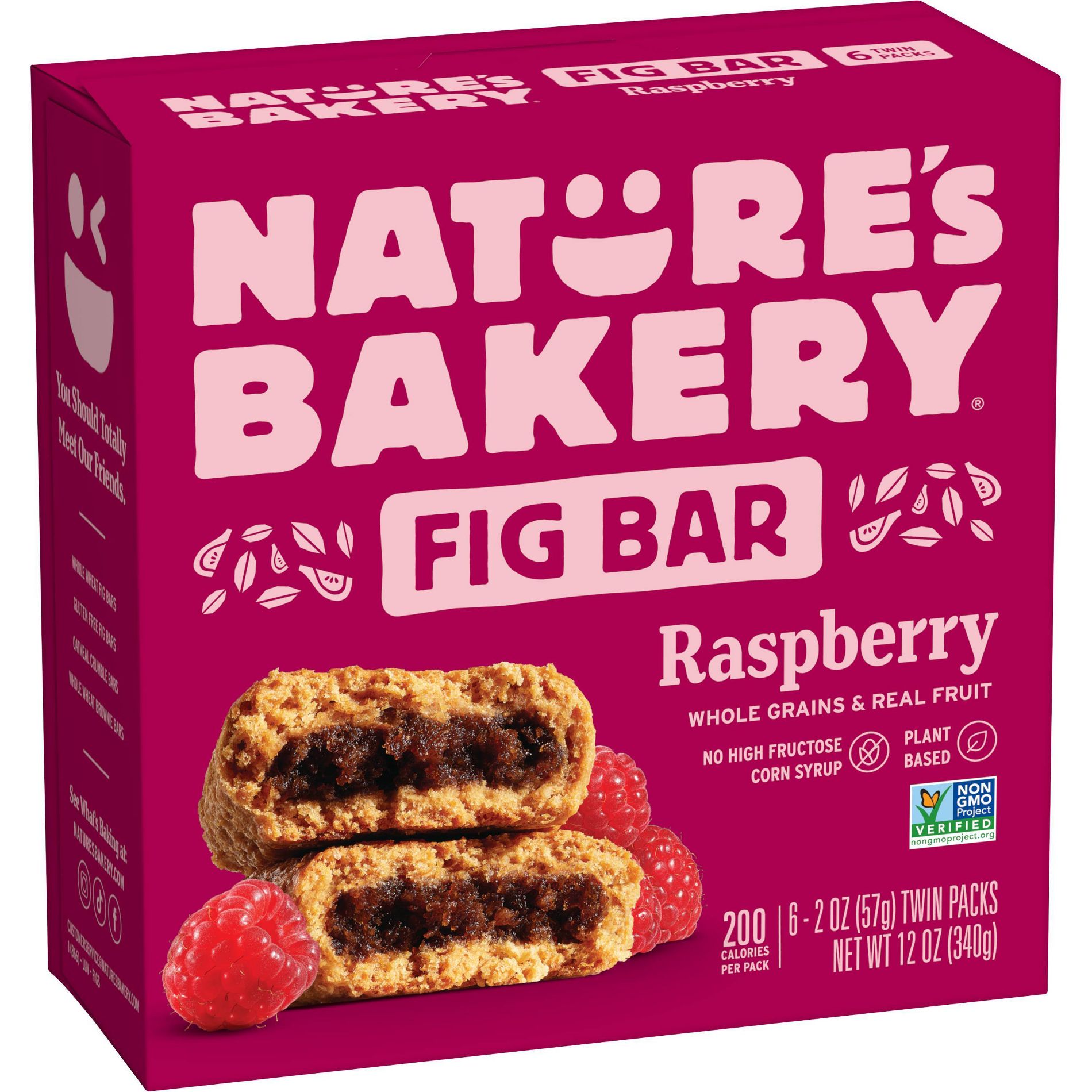 Nature's Bakery Raspberry Fig Snack Bars - 12oz/6ct