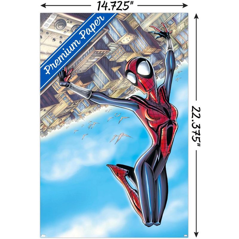 Trends International Marvel Comics Spider-Girl - Spider-Girl #68 Unframed Wall Poster Print White Mounts Bundle 14.725" x 22.375", 3 of 7