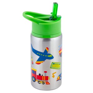 Stephen Joseph Gifts Kids Flip Top Stainless Steel Bottles - 1 of 3