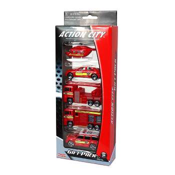 Daron Worldwide Trading Inc. Approximately 1/64 Scale Action City 5 Piece Fire Vehicle Set RT38872F