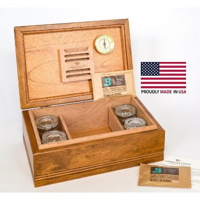 American Chest Company C75W Amish CannBisDor Humidor44; Walnut - Large