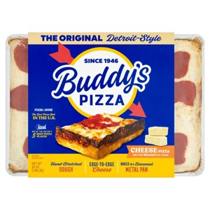 Buddy's Original Classic Cheese Detroit Style Frozen Pizza - 30oz - 1 of 4