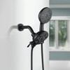 Cobbe 7 Settings Dual Shower Head and Tub Spout Shower Combo Kit with 59-Inch Hose 3-Handle Shower System Matte Black - 2 of 4
