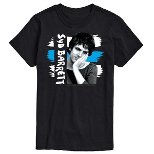 Men's - Syd Barrett - Portrait Paint Strokes Short Sleeve Graphic T-Shirt - 1 of 4