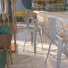 Flash Furniture Commercial Grade 30" High Metal Indoor-Outdoor Barstool with Back - 2 of 4