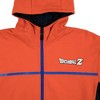 Dragon Ball Z Goku Long Sleeve Orange & Blue Contrast Zip Hoodie - 3 of 4