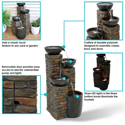 Rustic Diy Outdoor Water Fountains