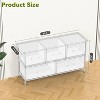 CAVINAS 5-Drawer Dresser with 2 Rows,Modern Storage Cabinet Dresser for Bedroom,Entryway,Bedroom Furniture,Metal Frame - 3 of 4