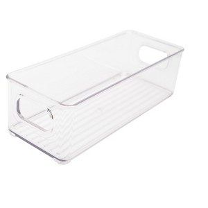 Lexi Home Stackable 10" x 4" Acrylic Organizer Bin - 1 of 4