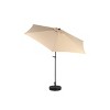 KWPZQEB 9' Outdoor Patio Umbrella, Outdoor Table Umbrella, Yard Umbrella with 6 Sturdy Ribs, Push Button Tilt and Crank (Base Not Included) - 3 of 4