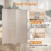 FDW Bamboo Room Divider 4/6 Panel Folding Privacy Screen Divider Tall Privacy Wall Divider for Home Office or Restaurant - 3 of 4