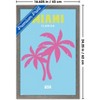 Trends International Reinders: Destinations - Destination Miami Framed Wall Poster Prints - 3 of 4