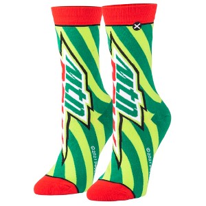 ODD SOX Pepsi Mountain Dew Merchandise Funny Crew Socks Men's, Assorted Styles - 1 of 4