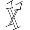 Quik Lok T-22 X Stand for Keyboard. Double Tier Double Brace - 2 of 4