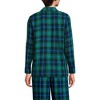 Lands' End Women's Long Sleeve Print Flannel Pajama Top - 2 of 3
