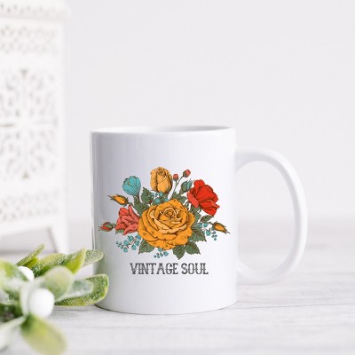 City Creek Prints Hustle And Bloom Mug - White : Target