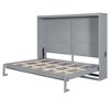 TIRAMISUBEST Full/Queen Size Murphy Bed Wall Bed, Space Saving Foldable Murphy Cabinet Bed, No Box Spring Needed - 3 of 4