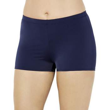 Swimsuits for All Women's Plus Size Chlorine Resistant Swim Boy Short