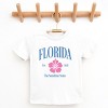 The Juniper Shop Florida The Sunshine State Youth Short Sleeve Tee - S - White - 3 of 4