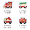Big Dot of Happiness Christmas Train - DIY Shaped Holiday Party Cut-Outs - 24 Count - 2 of 4