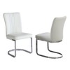 Chintaly Imports,Channel Back Cantilever Side Chair - Set of 4 - 2 of 4