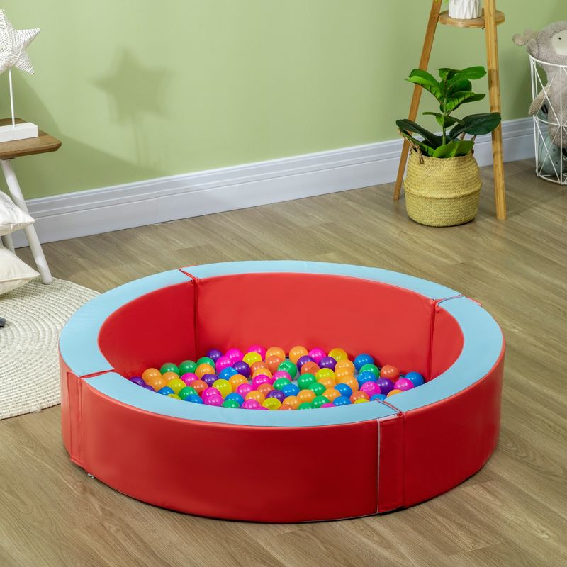 Outsunny Indoor/Outdoor Memory Foam Ball Pit for Toddlers 1-3 Sensory Toy, 2 of 7