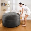 Hooseng Bean Bag Chair, 4FT Bean Bag with Velvet Cover, Giant Bean Bag Chairs  with Filler Adult, Bean Bag Sofa Filled with High-Density Sponge - 4 of 4