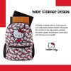 Hello Kitty Allover School Backpack - Hello Kitty, My Melody, Kuromi, Keroppi - Officially Licensed Hello Kitty School Bookbag - 3 of 4