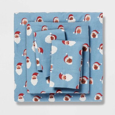 Holiday Pattern Flannel Sheet Set - Wondershop™