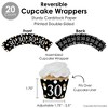 Big Dot of Happiness Adult 30th Birthday - Gold - Birthday Party Favors and Cupcake Kit - Fabulous Favor Party Pack - 100 Pieces - image 4 of 4