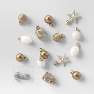 25ct Assorted Shatter-Resistant Christmas Tree Ornament Set - Wondershop™ - 1 of 4