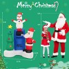Costway 6FT Inflatable Christmas Lighted Mailbox Santa Claus Snowman Xmas Tree Decor - 4 of 4