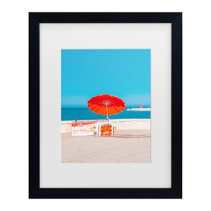 Trademark Fine Art - Roberto Ruoli Red Summer Matted Framed Art - 1 of 4