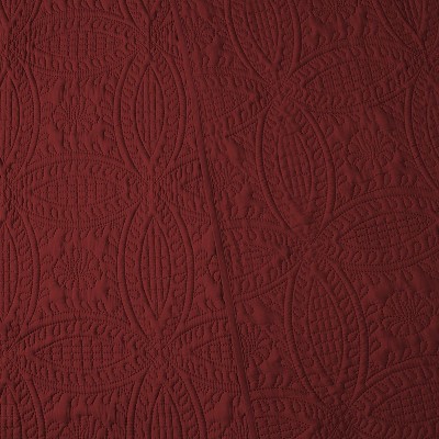 Burgundy Twin Microfiber Reversible Kids Coverlet Set