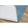 Serendipity Solid Shaggy Washable Nylon Bath Rug - Garland - 3 of 4