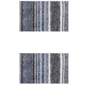 REGALWOVEN 2Pcs Soft Absorbent Quick Drying Non-Slip Bathroom Mat - 1 of 4